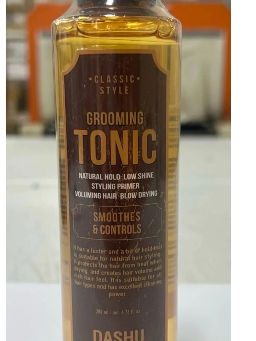DASHU Classic Style Grooming Tonic Natural Hold Low Shine 6.76 oz
